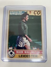 Leicester City Wallington Vintage Football Card In Double Protective Sleeve