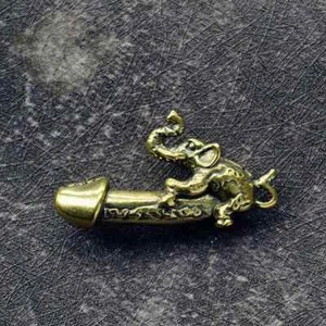 Rare Chinese Art Old Brass Ferghana Horse Statues Figure Tea Pet Decoration Gift - Picture 1 of 5