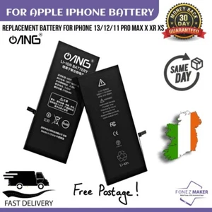 Replacement Battery for iPhone 12/11 Pro Max X XR XS – High Capacity Brand New - Zdjęcie 1 z 16