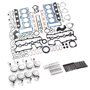 Engine Overhaul Rebuild Pistons Gasket Kit For VW Touareg Audi Q7 A6 A8 S5 4.2L - Picture 1 of 8
