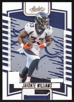 2023 Panini Absolute #54 Javonte Williams Orange Denver Broncos - Image 1 of 2