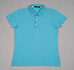 RLX Ralph Lauren Golf Classic Fit Polo Shirt Short Sleeve Teal Women's Sz Small - Picture 1 of 15