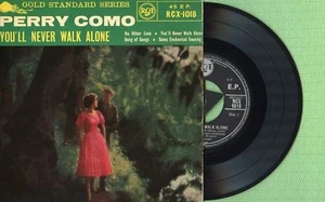 PERRY COMO / You'll Never Walk Alone / RCA RCX-1018 Press England 1959 EP VG+ - Picture 1 of 5
