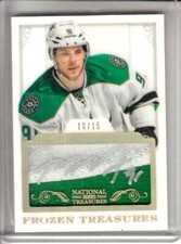 2013-14 Panini National Treasures Frozen Treasures JERSEY AUTO Tyler Seguin /15