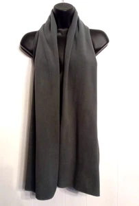 John Ashford Gray Fleece Scarf for Men 13" wide by 64" long Soft Warm Winter - Bild 1 von 3