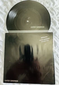 Metallica ENTER SANDMAN 7 Inch Picture Disc. EX. - Picture 1 of 2