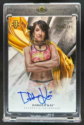 2019 Topps WWE Undisputed Dakota Kai Auto #144/199 - Image 1 of 2