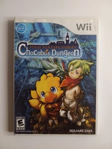 Final Fantasy Fables: Chocobo's Dungeon (Nintendo Wii, 2008) Compete w/Manual - Picture 1 of 3