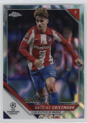 2021-22 Topps Chrome UCL Aqua Lava Refractor Antoine Griezmann #171 - Image 1 of 2