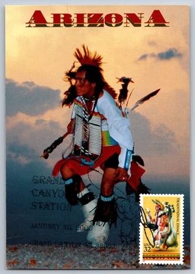 #3074 American Indian Traditional Dance Maxi Card - Image 1 of 2