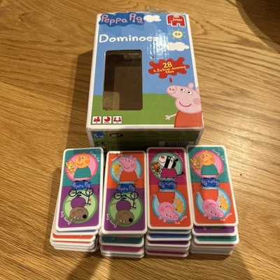  Peppa Pig 28 Dominoes Game Plastic Age 3+ Complete - Image 1 of 4