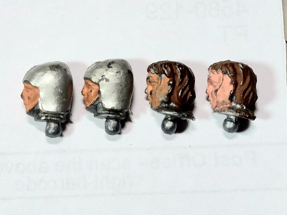 Vintage Britains Historic Series Swoppet Knights Heads 11/11 - Image 1 of 1