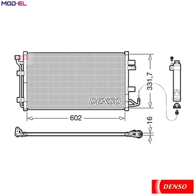 CONDENSER AIR CONDITIONING DCN46035 FOR NISSAN - Image 1 of 4