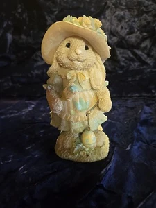 Bobble uovo di Pasqua coniglietto bambina in resina - Foto 1 di 4