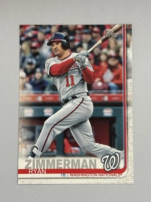 Ryan Zimmerman 2019 Topps Washington Nationals #133   Q374 - Image 1 of 2