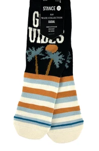 Stance Kid’s Wade Collection Good Vibes Crew Socks, Size Large (3-5.5) - 1 Pair - Picture 1 of 9
