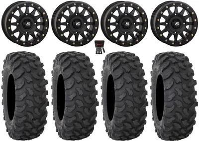 High Lifter HLA1 Bdlk 14" Wheels Bk 30" XTR370 Tires Polaris Sportsman / RZR / - Image 1 of 4