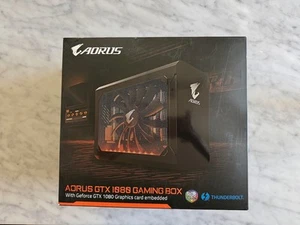 Aorus Gaming Box GIGABYTE NVIDIA GeForce GTX 1080 in box, with bag, extra fan + - Picture 1 of 5