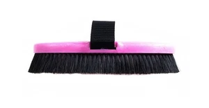 Pferde Bürste mit Lammfell DIVA GIRLIE GIRL Haas pink 200x85mm Kardätsche - Bild 1 von 3
