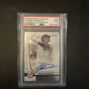 Jasson Dominguez 2020 Bowman Sterling Prospect Auto PSA 9 - Bild 1 von 2
