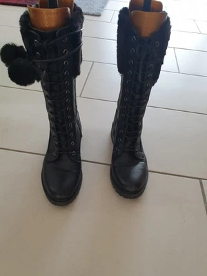 Winterstiefel Gefüttert Größe 40 Landrover Schnüre&Reißverschluss - Bild 1 von 4