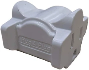 Paquete de 4 adaptadores de toma de pared doble Hug-A-Plug - Imagen 1 de 12