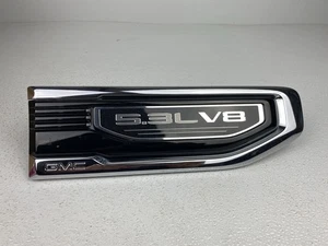OEM 2019-2024 GMC Sierra 1500 5.3 V8 Right Fender Emblem Badge 84431312 - Picture 1 of 8