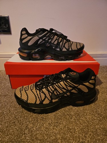 Nike Air Max Plus Utility UK 5 5 EUR 38 5 cachi nero arancione sicuro FD0670 200