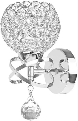 Lampada Da Parete Moderno Cristallo Applique Da Parete E27 Industriale Lampadari - Immagine 1 di 4