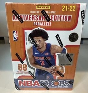 2021-2022 Panini NBA Hoops Blaster Box 88 Cards Brand New Auto Lamelo SLAMS - Picture 1 of 2