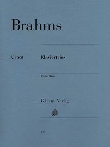 Brahms Piano Trios Violin & Cello Henle Urtext Advanced Sheet Music Book - Picture 1 of 1