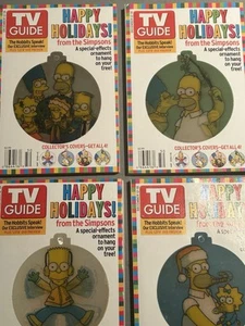 TV Guide Magazine December 12th 2004 Happy Holidays The Simpsons TV LOT OF (4) - Picture 1 of 5