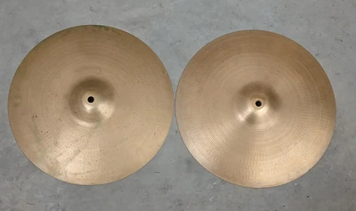 PLATILLOS HI HAT FINOS VINTAGE ZILDJIAN 14" 810, 840 gramos Foto 1 de 4