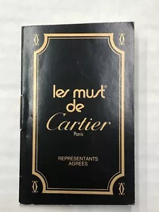 Cartier Les must watch Original Booklet - Picture 1 of 2