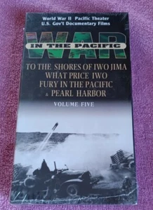 War In The Pacific Volume 5 VHS Iwo Jima Pearl Harbor 4 Episodes New Sealed SA - Picture 1 of 2