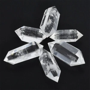 50-60mm Rare Natural Clear Quartz Crystal Point Stone Obelisk Column Wand Reiki - Picture 1 of 16