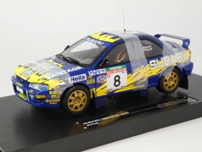 Sunstar Subaru Impreza 555 #8 Bourne Rally New Zealand 1997 1/18 5528 - Immagine 1 di 2