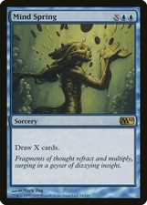 Mind Spring Magic 2010 / M10 PLD Blue Rare MAGIC THE GATHERING CARD ABUGames