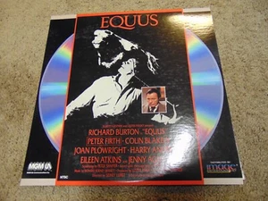 Equus Laserdisc LD Richard Burton Sidney Lumet Peter Shaffer Joan Plowright - Picture 1 of 2