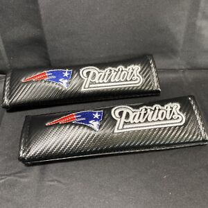 New NFL New England Patriots Car Truck Suv Van Seat Belt Shoulder Pads Covers