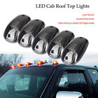 Smoked Amber 9 LED Cab Roof Top Marker Running Light Fit Truck SUV Jeep Car 5PCS