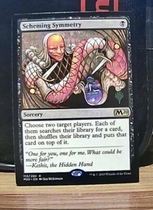 Scheming Symmetry MTG Core 2020 English Promo Stamp Near Mint - Bild 1 von 2