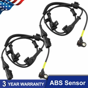 Pair 4x4 Front Wheel Speed ABS Sensor For 2005-2009 Ford F-250 F-350 DRW 4WD - Picture 1 of 6