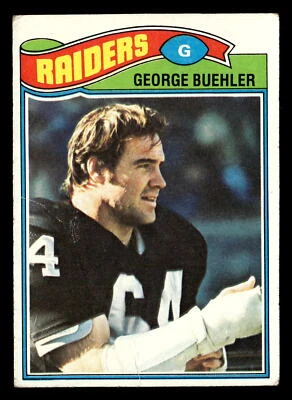 1977 Topps George Buehler #137 GD Oakland Raiders - Image 1 of 2