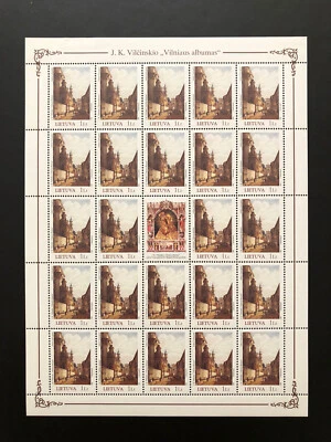 Lituania 2006 Mi 898 MNH hoja completa Foto 1 de 2