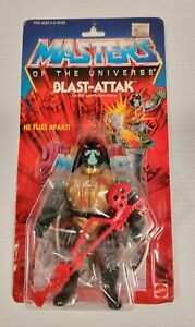 Mattel Masters Of The Universe Vintage 1986 Blast Attack MOC Clear Bubble Sealed