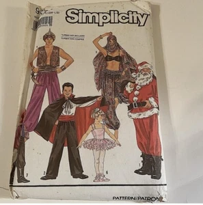 Simplicity 9892 Size AA Sm-Lg  Children Multiple Costume Project Pattern. - Picture 1 of 4