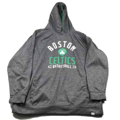 Fanatics Boston Celtics Hoodie Mens 3XB Gray Fleece Hooded Sweatshirt Pullover * Cover