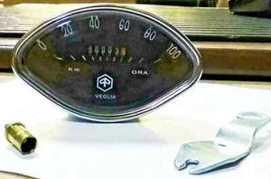 Speedo 100 KM Black Vintage Fit For Vespa Vbb Vba Vbc 150 Super Sprint GL SS - Picture 1 of 4