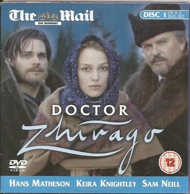 DOCTOR ZHIVAGO - SAM NEILL/KEIRA KNIGHTLEY - DISC 1 OF 2 - MAIL PROMO DVD - Image 1 of 2